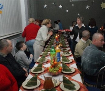 Wigilia osiedlowa istnie rodzinna (zdjęcia, WIDEO)