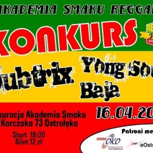 Akademia Smaku REGGAE juz w tą sobotę!&nbsp;&nbsp;Konkus dla Czytelników!