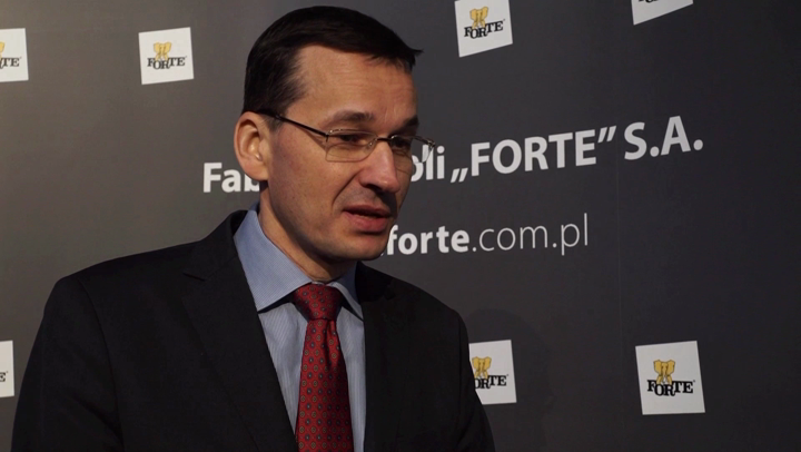 wicepremier i minister rozwoju i finans&oacute;w Mateusz Morawiecki