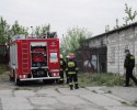 Pożar pustostanu przy ul. Gorbatowa (ZDJĘCIA)