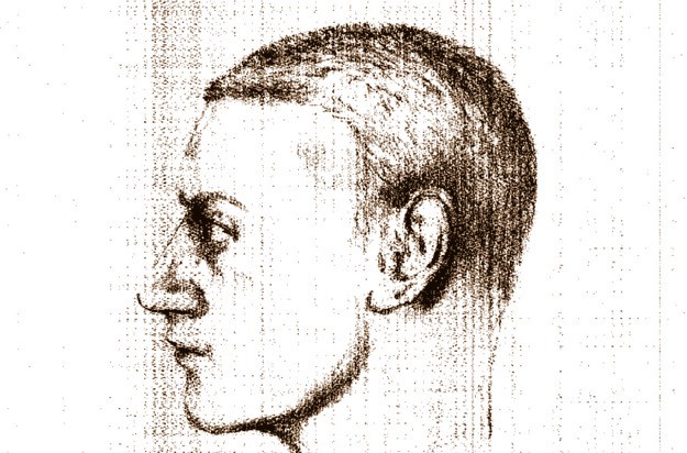 Portret pamięciowy jednego z zab&oacute;jc&oacute;w kibica Cracovii (fot. malopolska.policja.gov.pl)