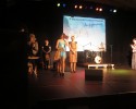 Aleksandra Dźwigała na podium II Warszawskiego Festiwalu Piosenki Anglojęzycznej „Start to sing” 