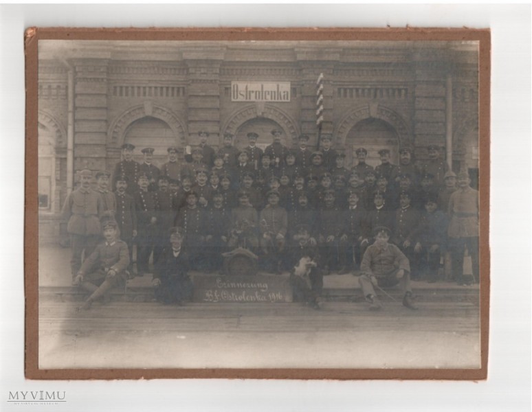 Dworzec kolejowy w Ostrołęce, 1916 rok 