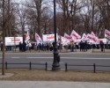 „Solidarność” protestuje przed kancelarią premiera 