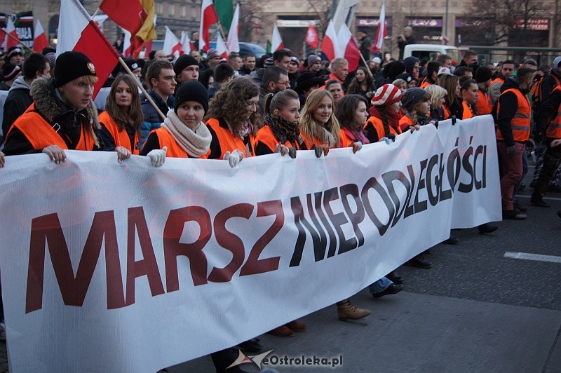 Marsz Niepodległości 2013, fot. eostroleka.life 