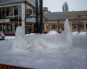 Ostrołęka: Nietypowa „rzeźba” w centrum miasta [ZOBACZ ZDJĘCIA]