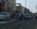 Kolizja „elki” z fiatem seicento na ul. Piłsudskiego
