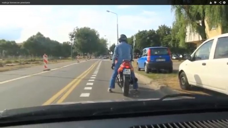 Kadr z filmiku nadesłanego przez jednego z naszych Czytelnik&oacute;w, źr&oacute;dło: YouTube.pl