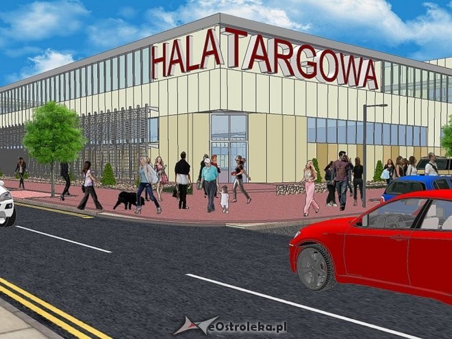 Tak będzie wyglądała Hala Targowa budowana przez sp&oacute;łkę Kurpiowskie Centrum Handlowo-Usługowe