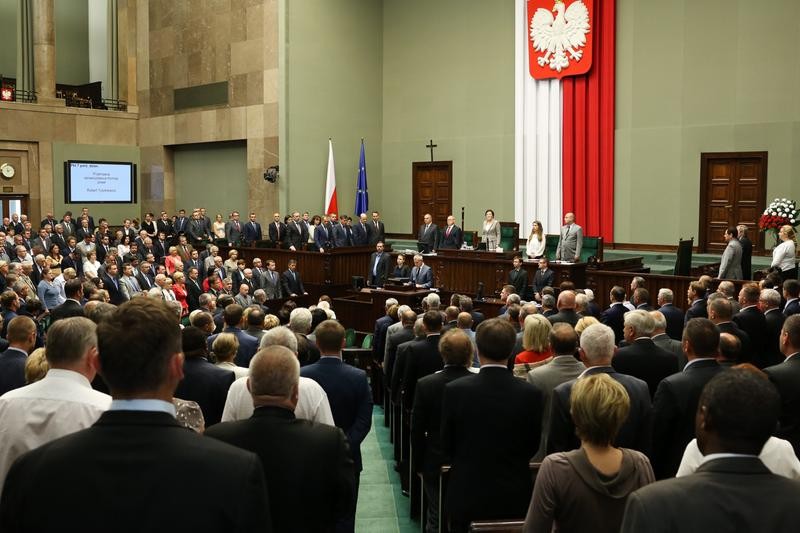 Sejm uczcił ofiary zbrodni Wołyńskiej, fot. sejm.gov.pl / Krzysztof Białosk&oacute;rski