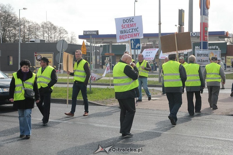 Protest w sprawie budowy obwodnicy Ostrołęki, fot. eostroleka.life