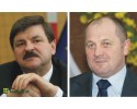 Europoseł Jarosław Kalinowski oraz minister Marek Sawicki w Kadzidle