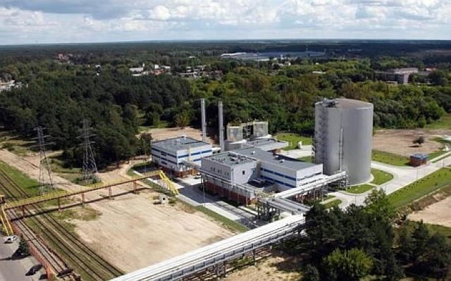 Nowe żr&oacute;dło ciepła w Ostrołęce - widok z dachu Elektrowni B