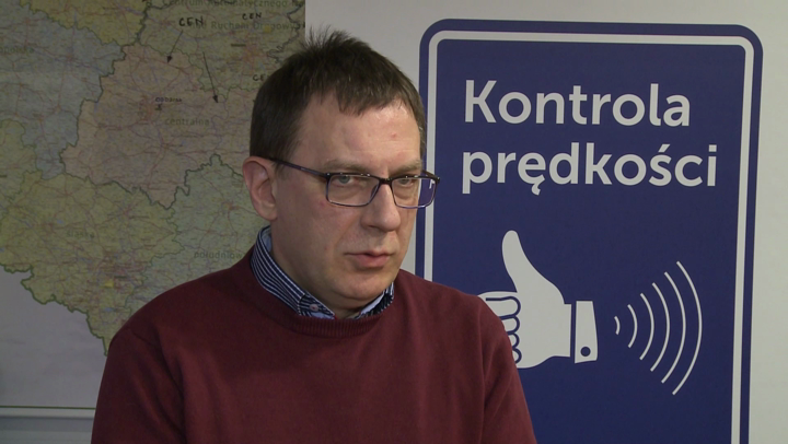 Adam Jasiński z Gł&oacute;wnego Inspektoratu Transportu Drogowego