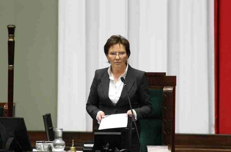 Premier Ewa Kopacz, fot. Krzysztof Białosk&oacute;rski / sejm.gov.pl