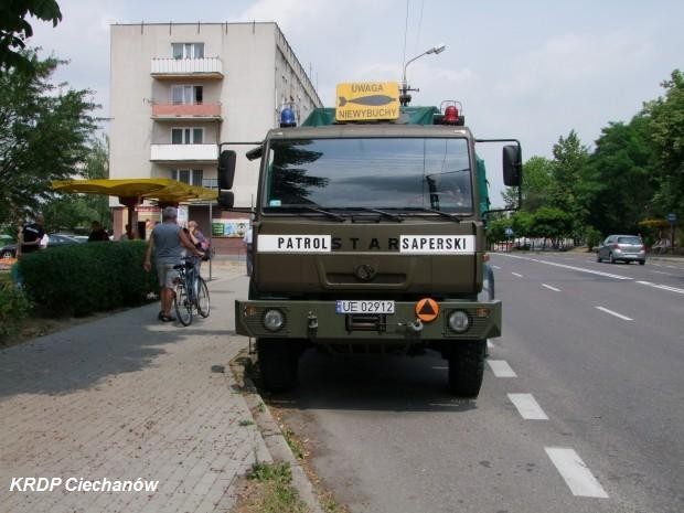 Ciechan&oacute;w: Niewybuchy w centrum miasta