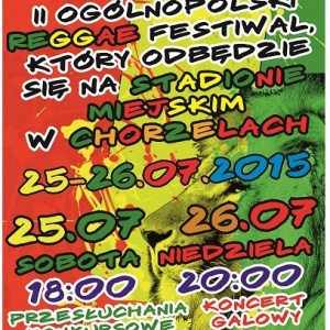 II Ogólnopolski Festiwal Piosenki REGGAE w Chorzelach