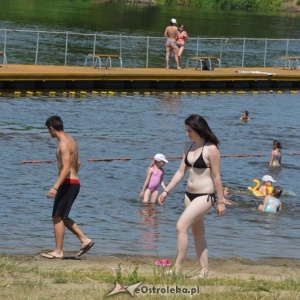 Ostrołęcka plaża przeżywa oblężenie [ZDJĘCIA]