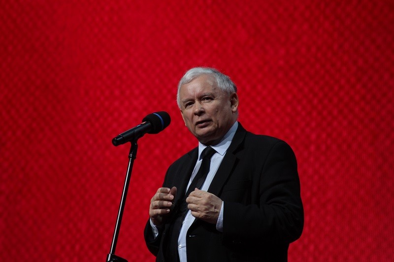 Prezes PiS Jarosław Kaczyński na Kongresie Impact'16 w Krakowie, fot. pis.org.pl