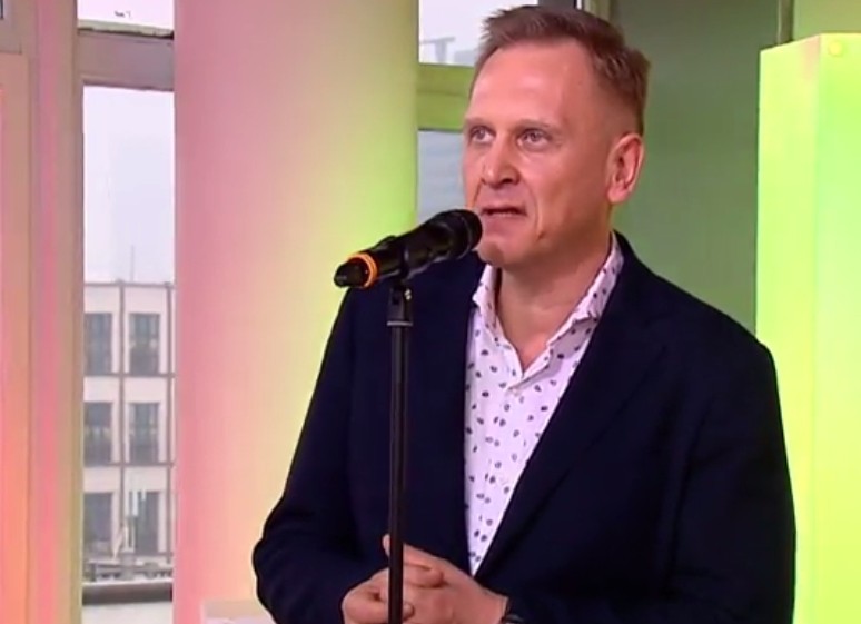 Prof. dr hab. Robert Mr&oacute;z - fot. screen Dzień Dobry TVN