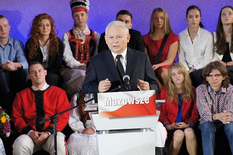 Prezes PiS, Jarosław Kaczyński, fot. eostroleka.life 