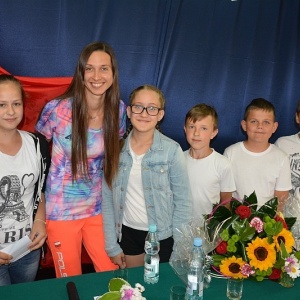 Brązowa medalistka Igrzysk Olimpijskich z Rio z wizytą w Kuninie [ZDJĘCIA]