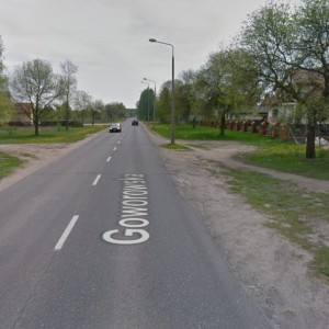 Brakujący chodnik przy Goworowskiej