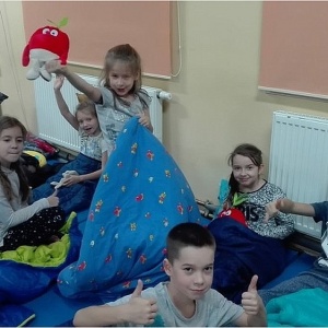 Spędzili noc w szkole [ZDJĘCIA]