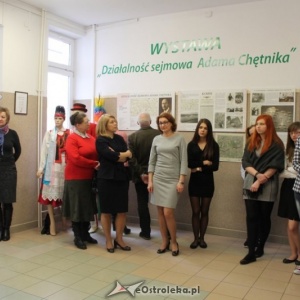 Wernisaż wystawy „Działalność sejmowa Adama Chętnika” w ostrołęckiej czwórce [ZDJĘCIA]
