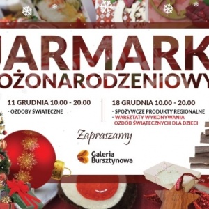 Jarmark Bożonarodzeniowy w Galerii Bursztynowej.