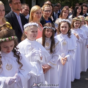 Pierwsza Komunia Święta w sanktuarium pw. św. Antoniego w Ostrołęce [ZDJĘCIA]