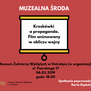 Muzealna Środa: „Kreskówki a propaganda. Film animowany w obliczu wojny."