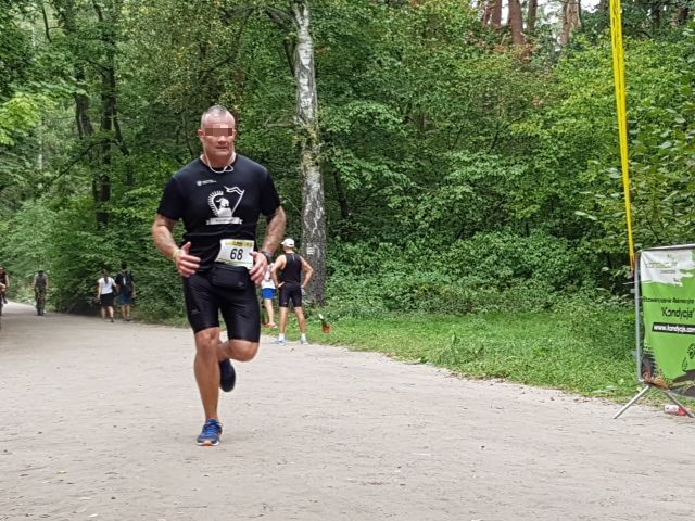 Artur K. w dniu zab&oacute;jstwa na trasie biegu Frog Race /fot. datasport.pl