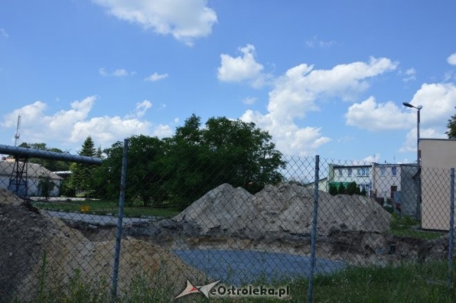 Tak wyglądał plac budowy stacji bazowej w czerwcu tego roku (fot. archiwum eostroleka.life)