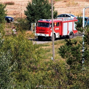 Pożar w Dudach Puszczańskich
