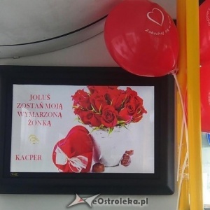 Walentynki z MZK. Zobaczcie jakie życzenia składali sobie zakochani [ZDJĘCIA]