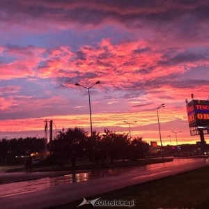 Tęcza i piękne niebo nad Ostrołęką [ZDJĘCIA CZYTELNIKÓW]
