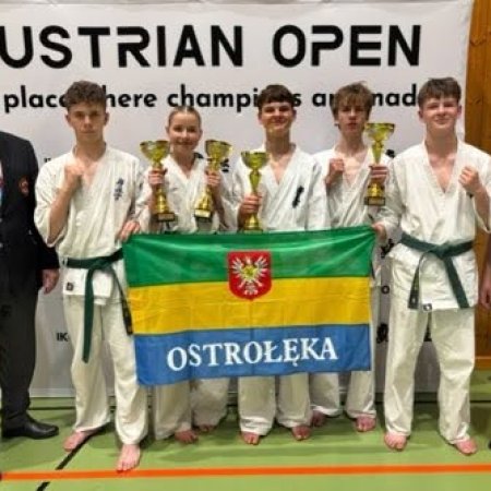 Sukces karateków z Ostrołęki na Austrian Open w Wiedniu