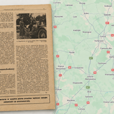 Ta trasa kryje sekret sprzed 100 lat. Prowadziła przez Ostrołękę