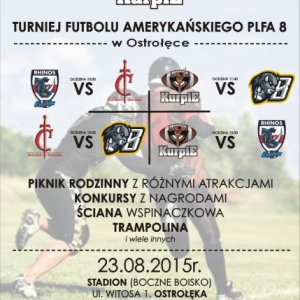 To już w niedzielę! Turniej futbolu amerykańskiego z udziałem KFA Kurpie