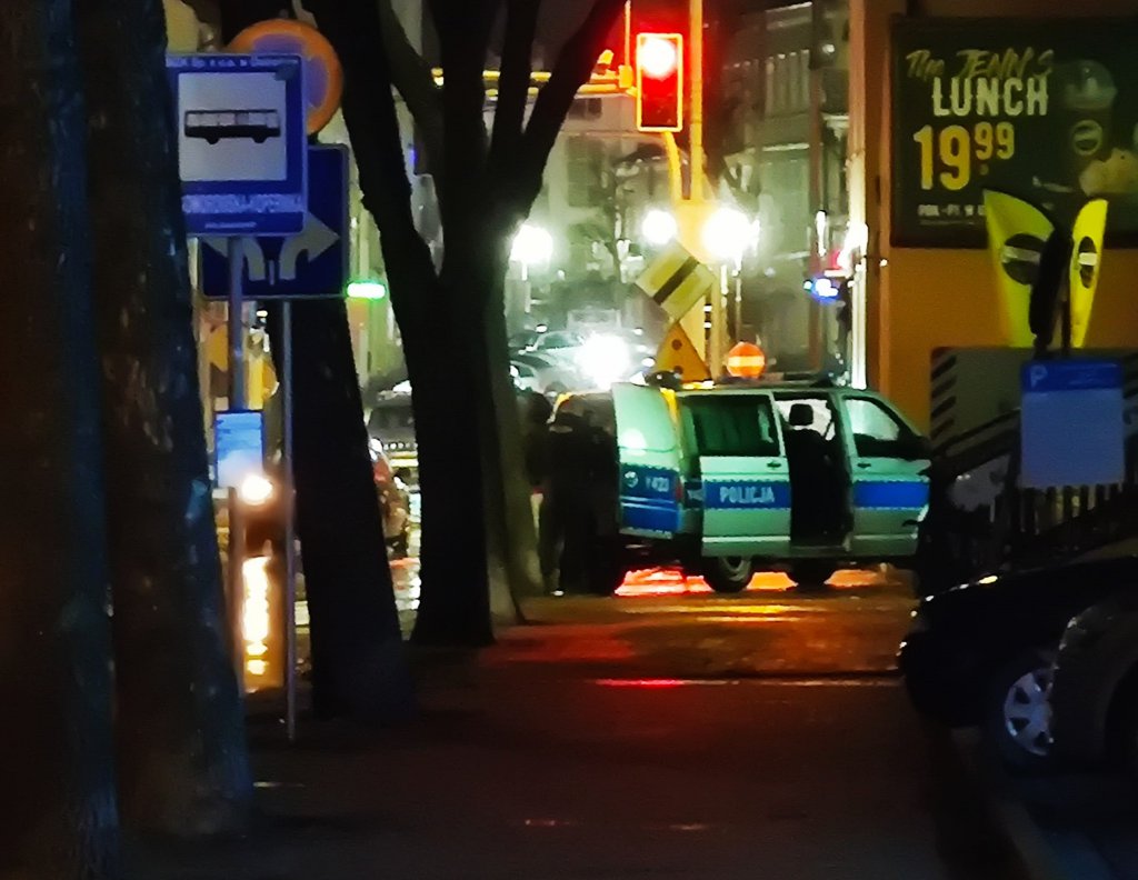 Tak wyglądało zatrzymanie agresora przy ul. Goworowskiej / fot. eostroleka.life