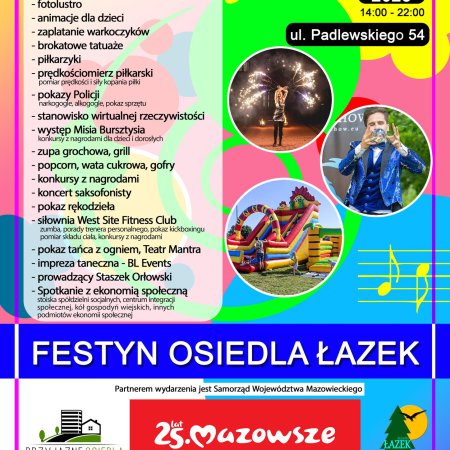 Festyn Osiedla Łazek już w sobotę. Tylu darmowych atrakcji jeszcze nie było!