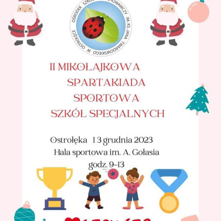 Mikołajkowa Spartakiada Sportowa Szkół Specjalnych