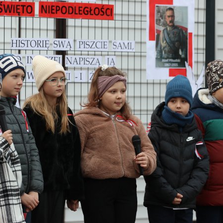 Goworowo dla Niepodległej! Patriotyczne uroczystości na skwerku [WIDEO, ZDJĘCIA]