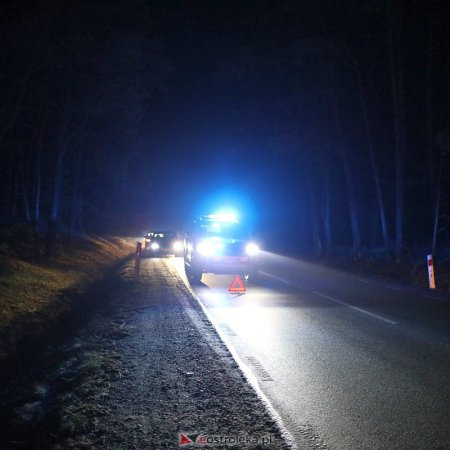 29-latek najechał na lawetę. Mandat i punkty karne dla sprawcy wypadku