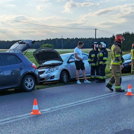 Niebezpiecznie na lokalnych drogach. Zderzenie w Borawem [ZDJĘCIA]