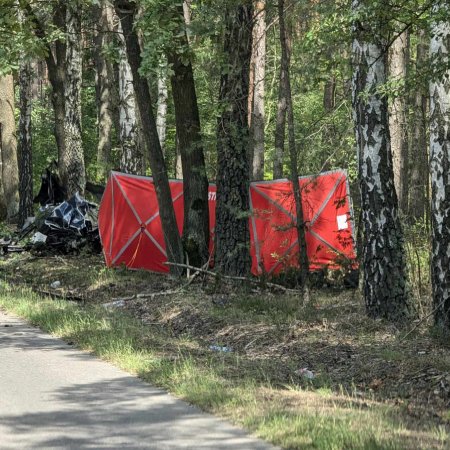 Wypadek w Nowej Wsi Wschodniej. Kierowca zginął na miejscu [WIDEO, ZDJĘCIA]
