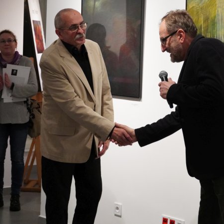 Wernisaż wystawy malarstwa Jerzego Chodora w Ostrołęce [ZDJĘCIA]