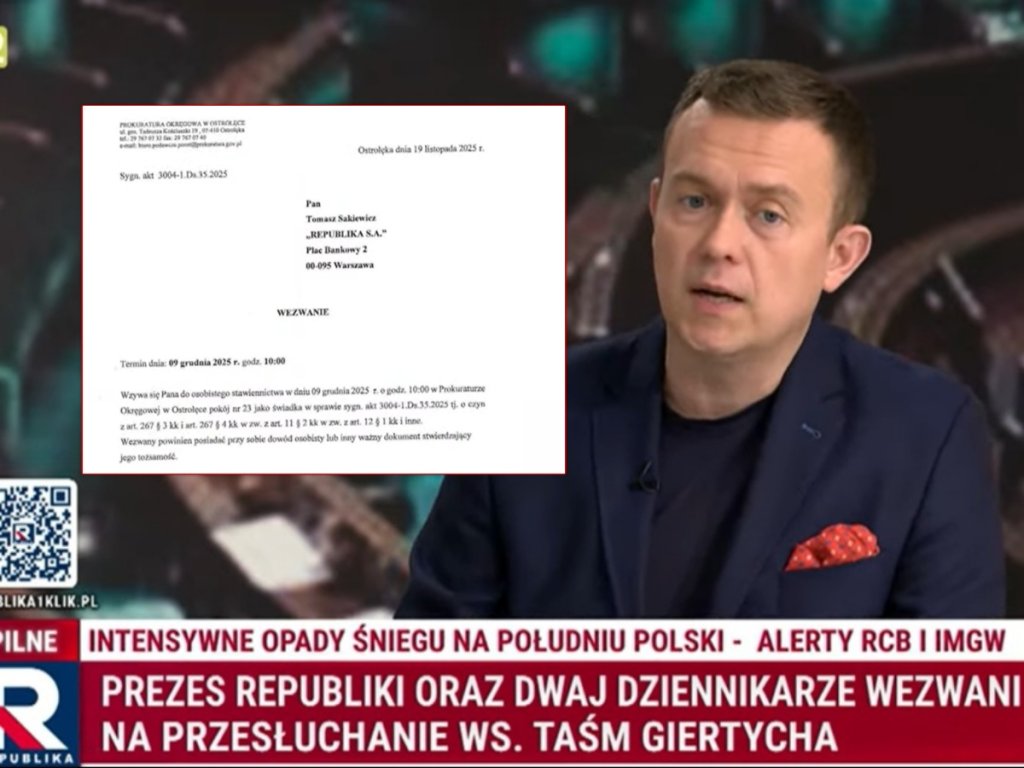 kadr z TV Republika