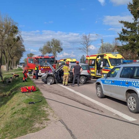 Wypadek w Żabinie! [ZDJĘCIA]